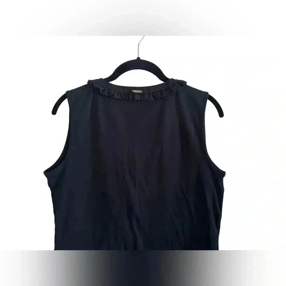 St. John Sport by Marie Gray black sleeveless top P - Picture 2 of 10